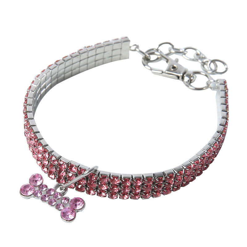 Bling Strass Hundehalsband