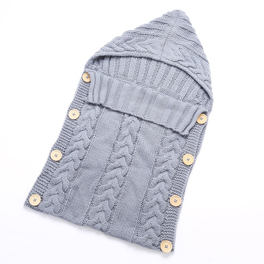 Gestrickter Babyschlafsack