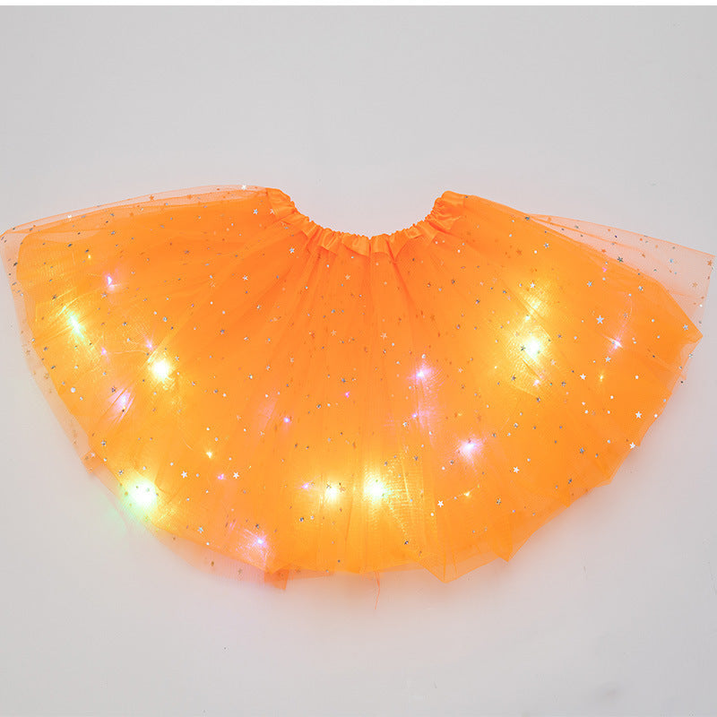 Magischer und leuchtender LED-Prinzessin-Rock