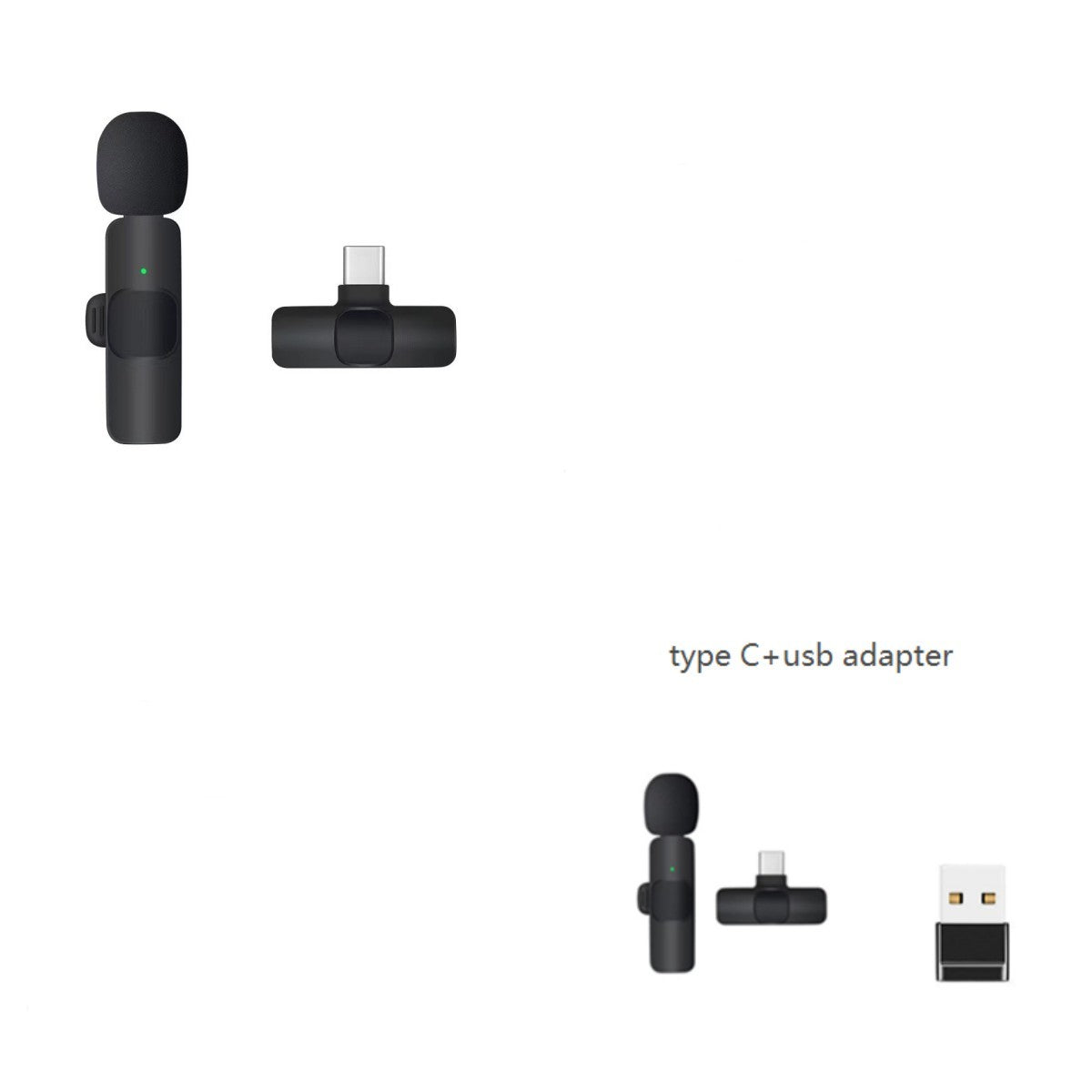 Kabelloses 360° Lavalier Mikrofon für Handy