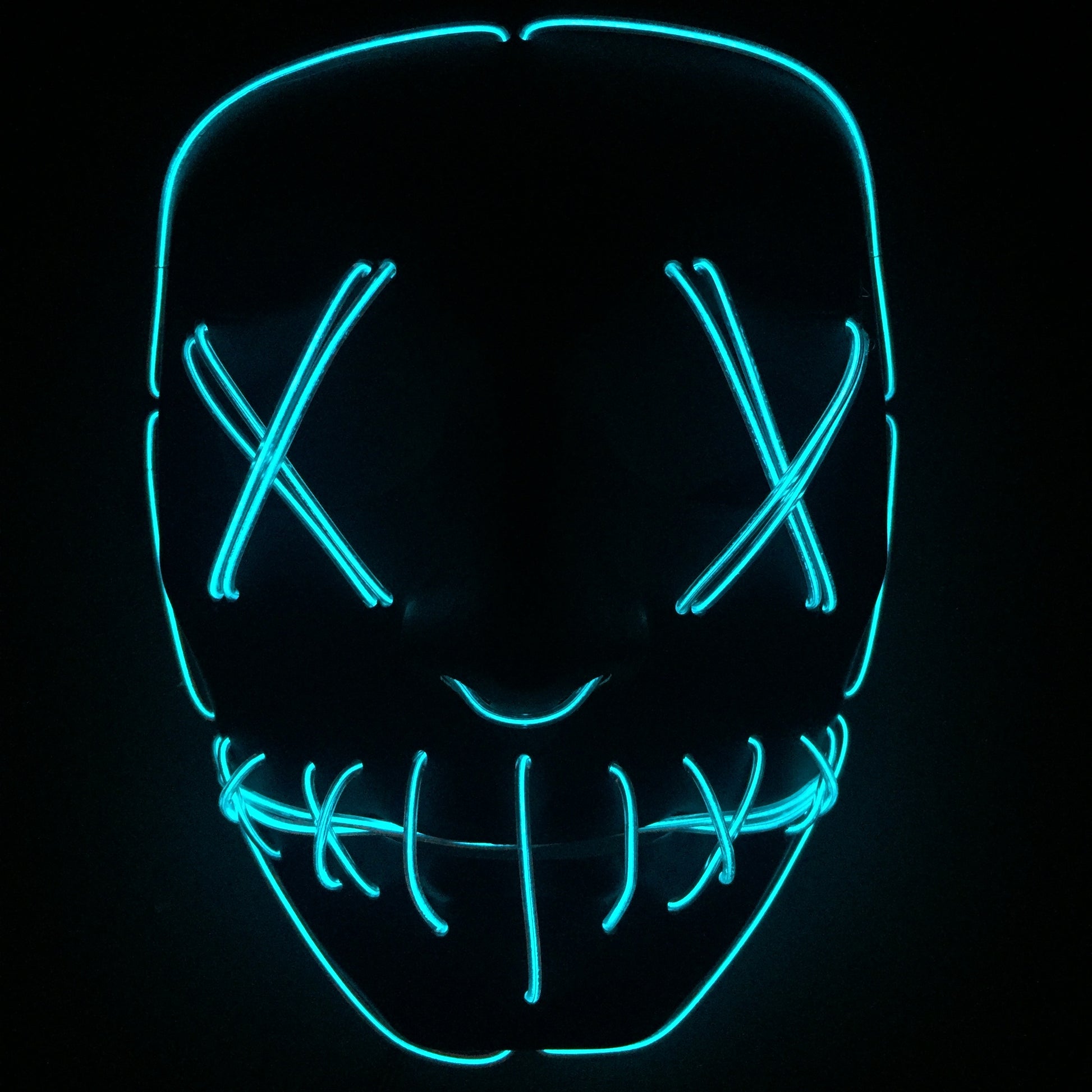 Halloween LED leuchtende Vollgesichtsmaske
