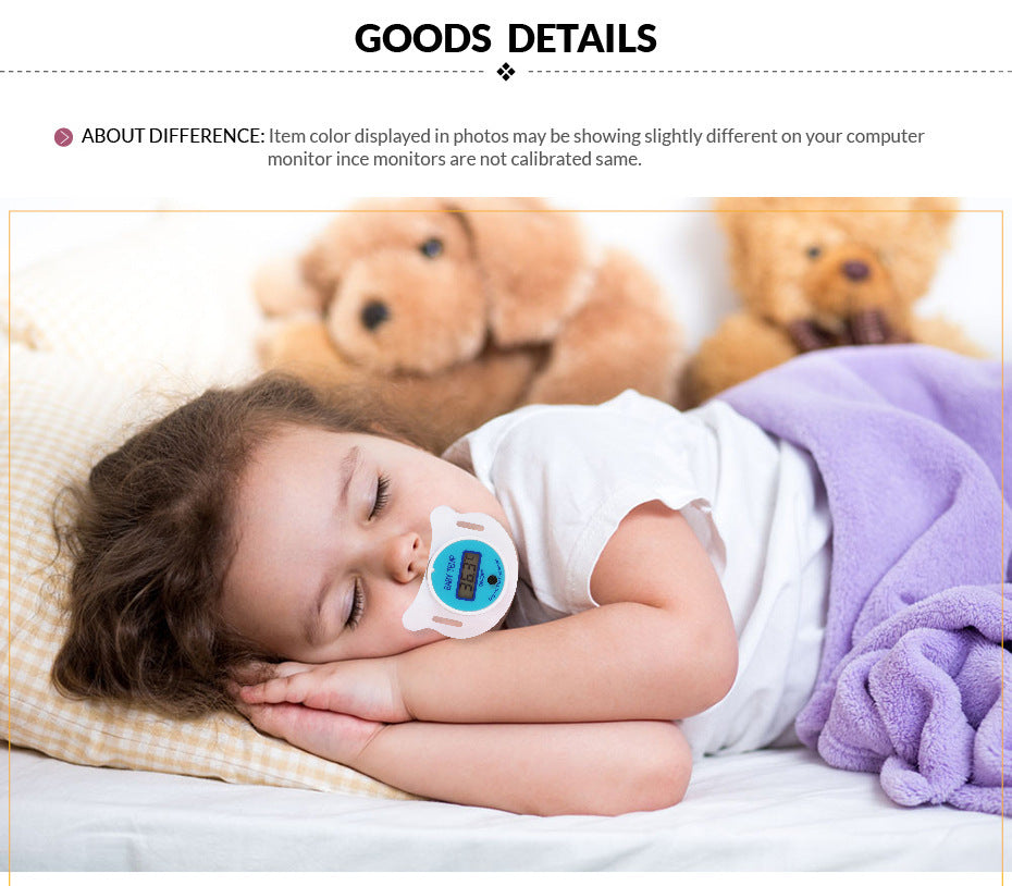 Digitales Thermometer für Babyschnuller