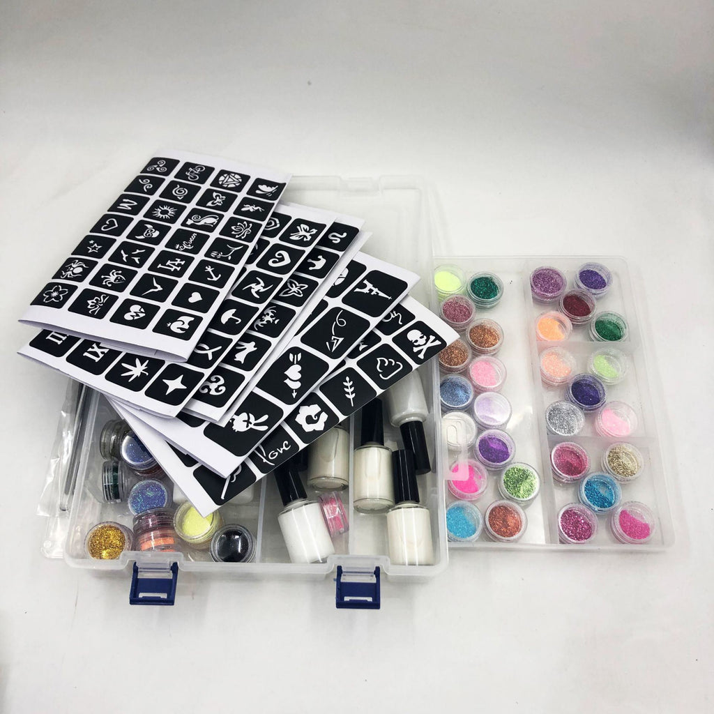 Fantasy Goldpulver Tattoopasten Set