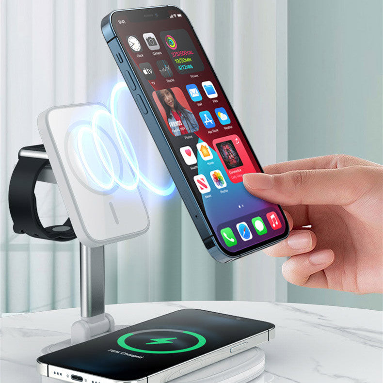 3 In 1 Wireless Ladegerät, magnetisch und faltbar