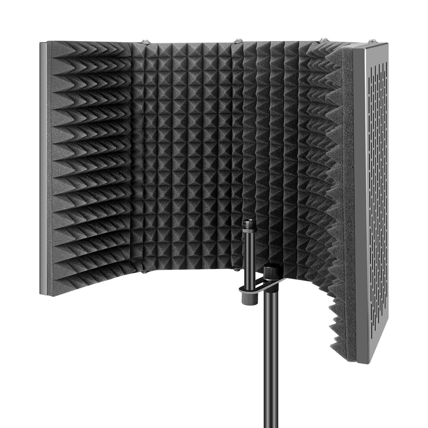 5 Panel faltbare Studio Mikrofon Isolation Shield Aufnahme Schallabsorber Schaumplatte