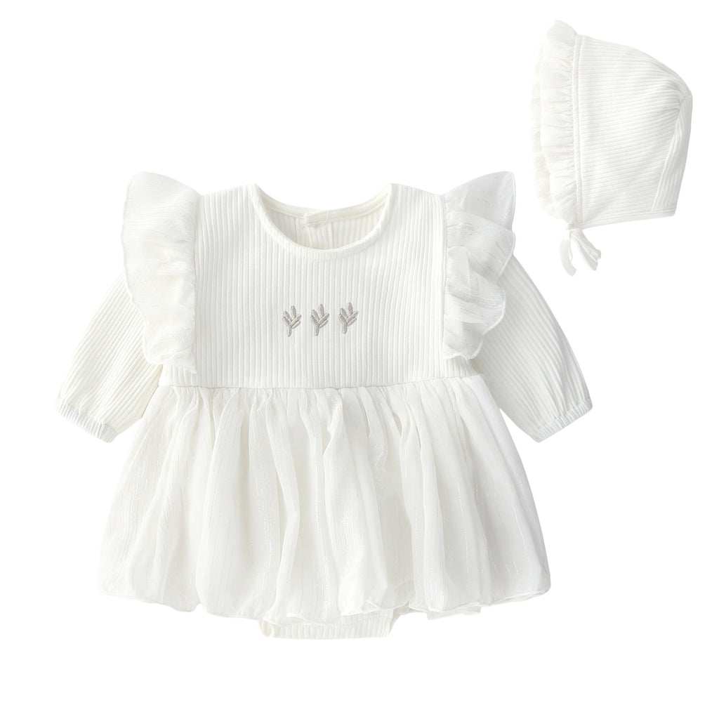 Flauschiges Baby-Prinzessinnenkleid
