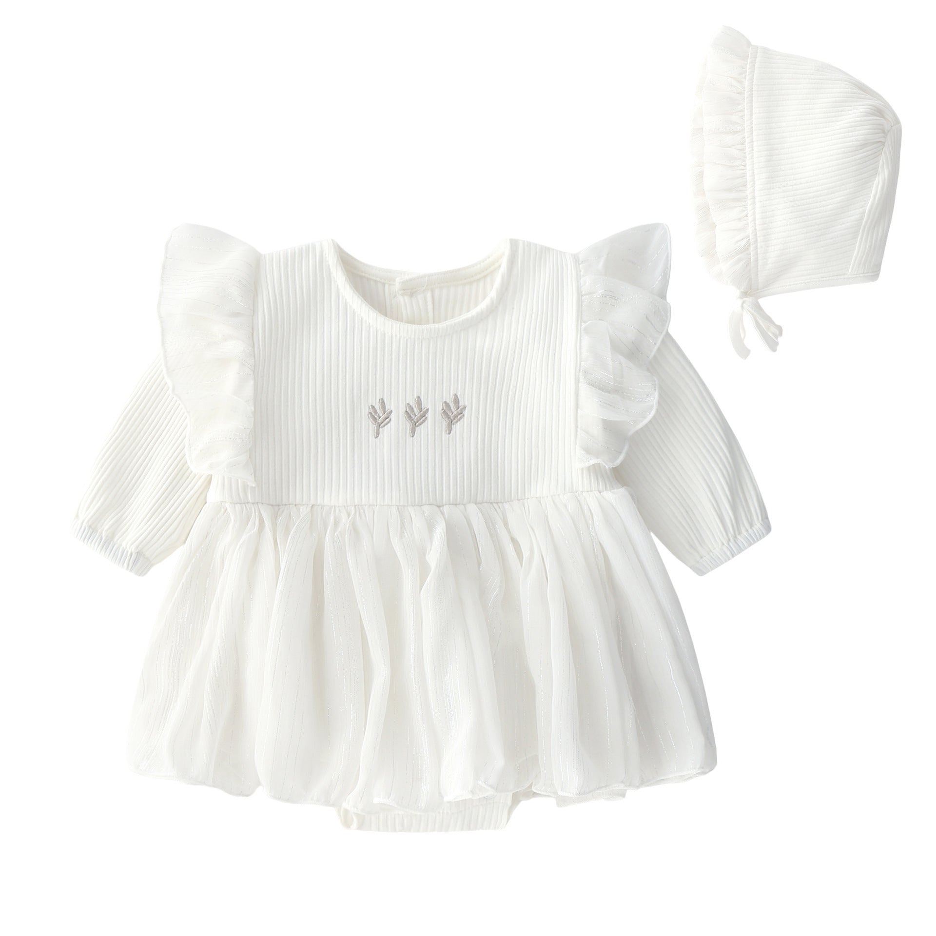 Flauschiges Baby-Prinzessinnenkleid