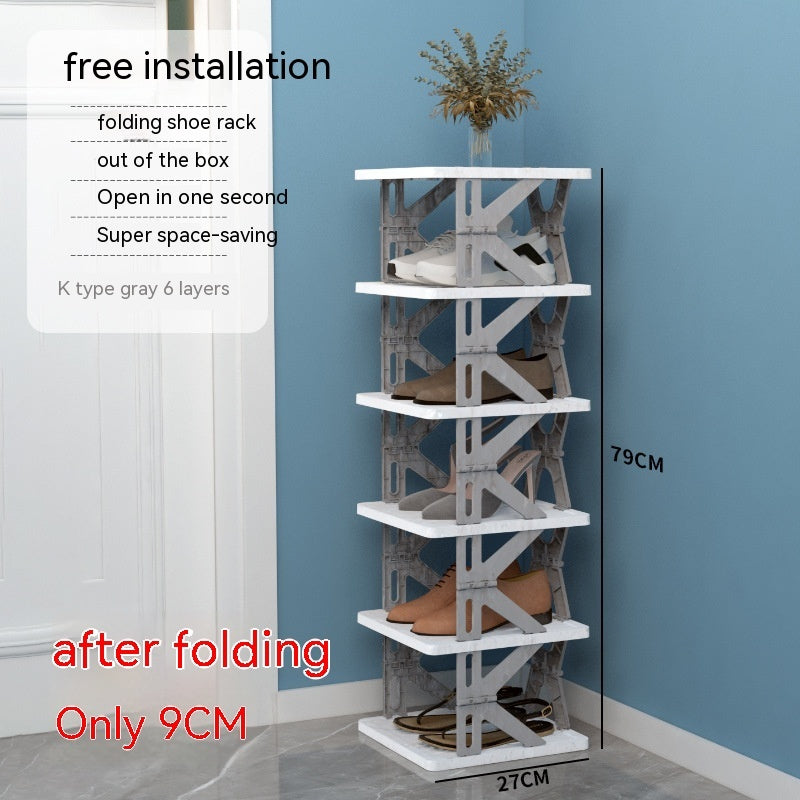 Kunststoff-installationsfreies Schuhregal