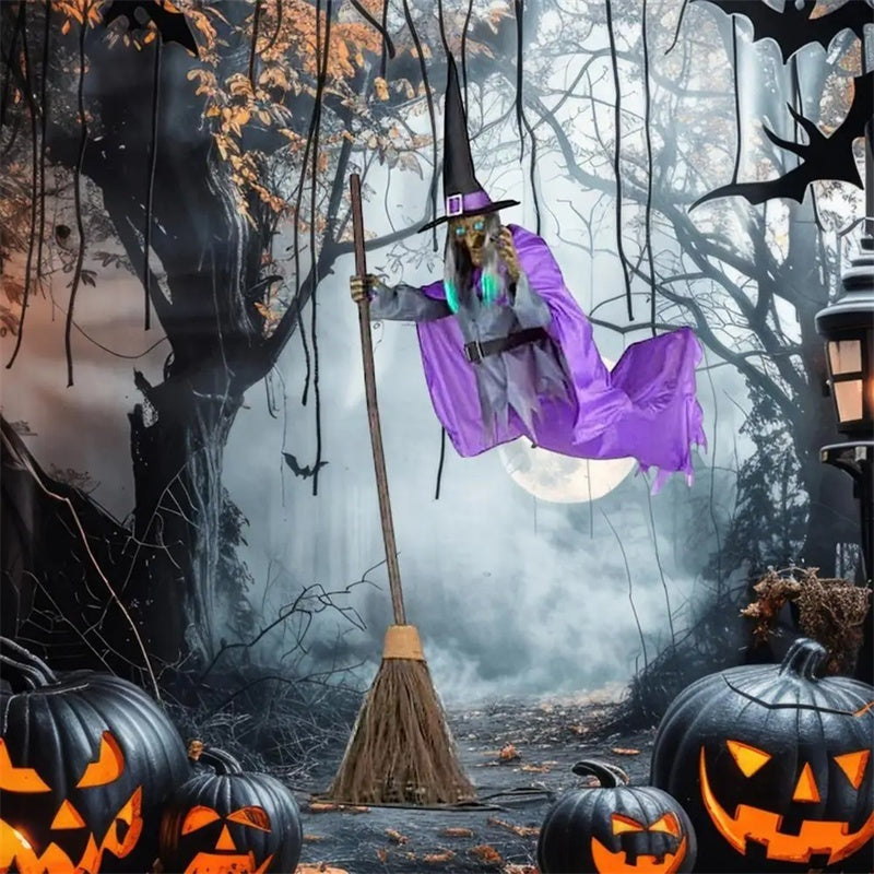 Halloween fliegende Hexe Dekoration