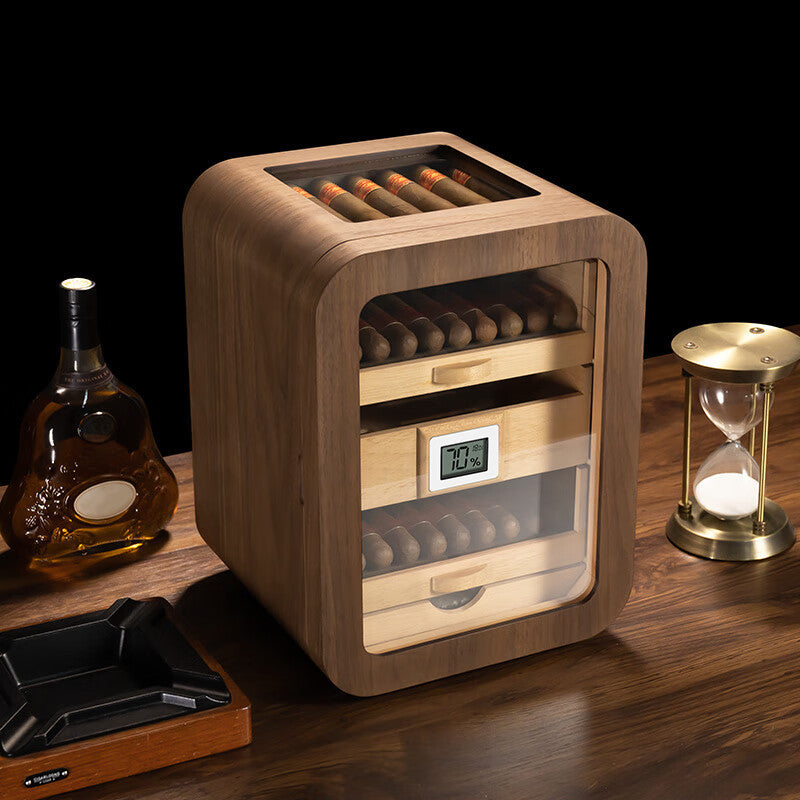 Designer Zigarrenschrank aus Holz