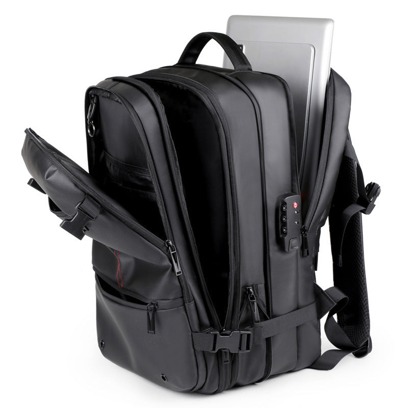 Multifunktionaler, hochwertiger Business-Rucksack mit Vakuumkompression