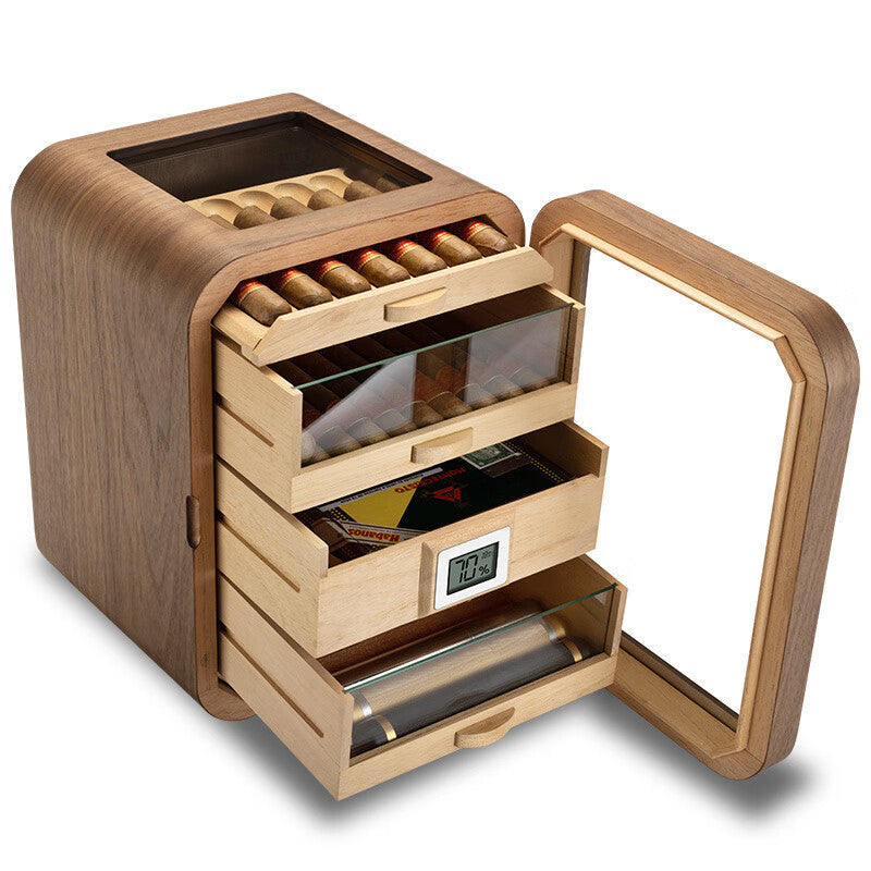 Designer Zigarrenschrank aus Holz