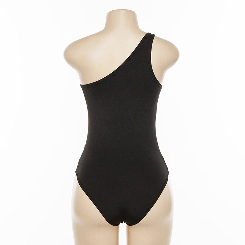 Einteiliger Damen-Badeanzug aus Mesh