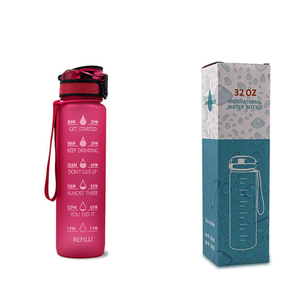 1L Tritan-Wasserflasche mit Zeitmarkierung