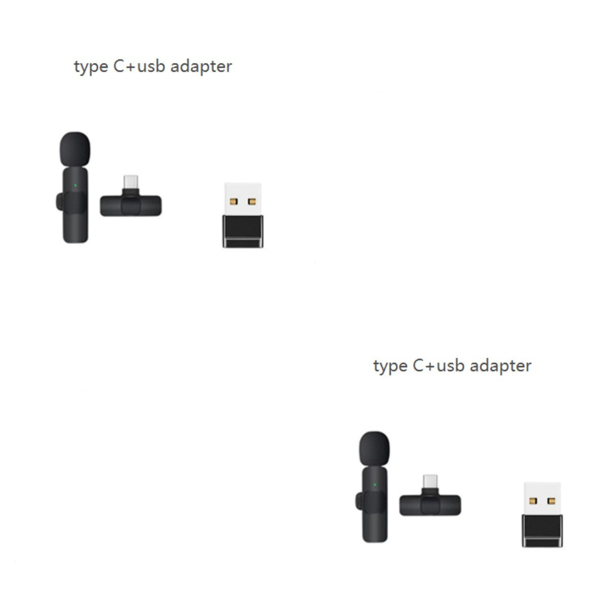 Kabelloses 360° Lavalier Mikrofon für Handy