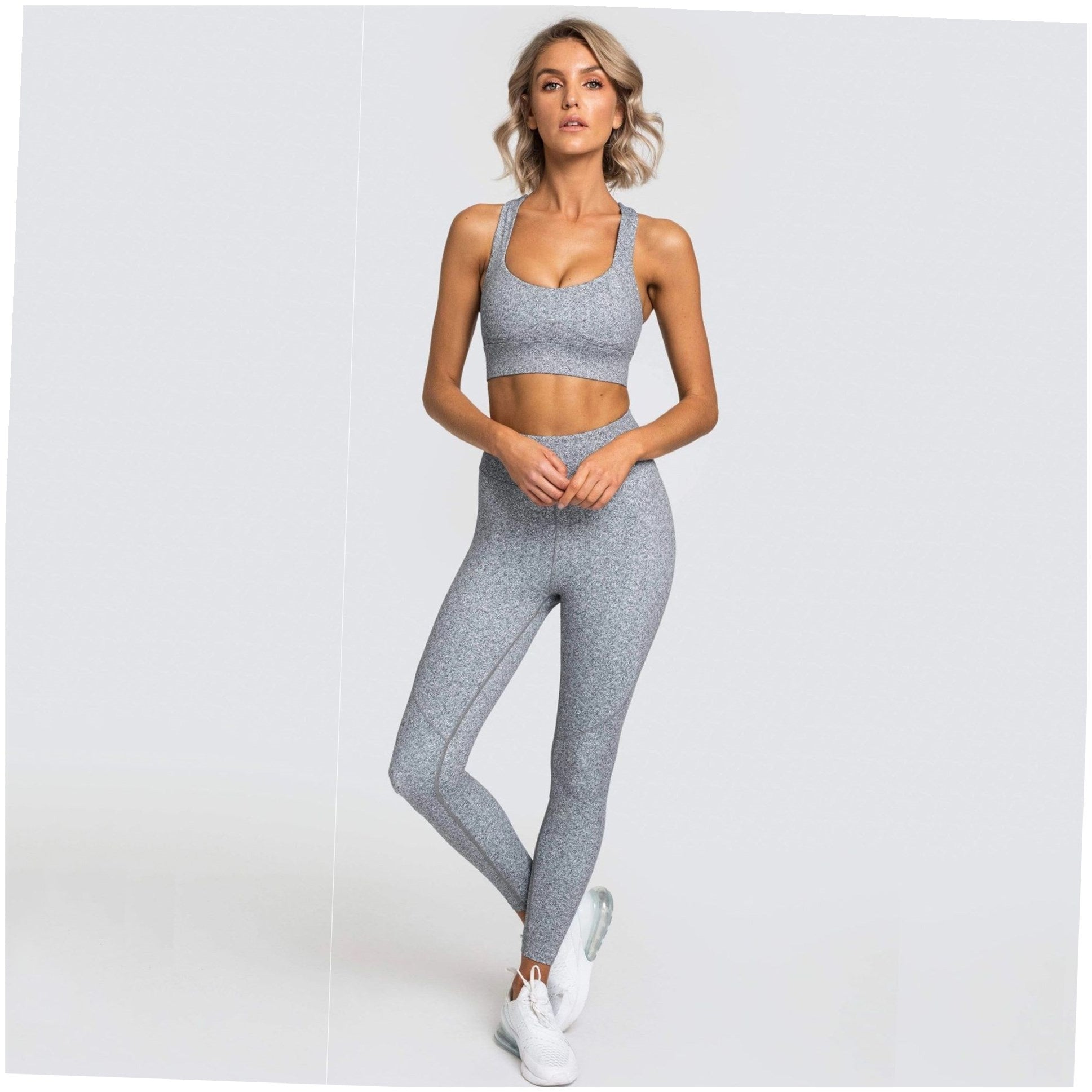 Frauen Stretch Yoga und Fitness Anzug
