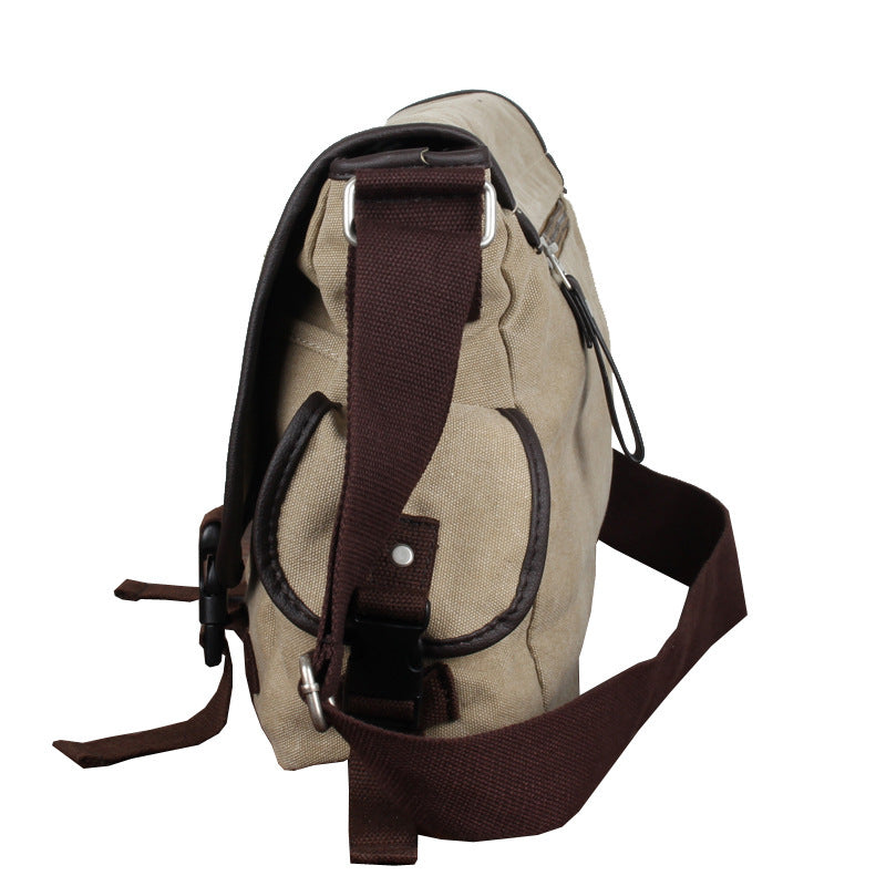 Canvas-Umhängerucksack für Herren „Postman“