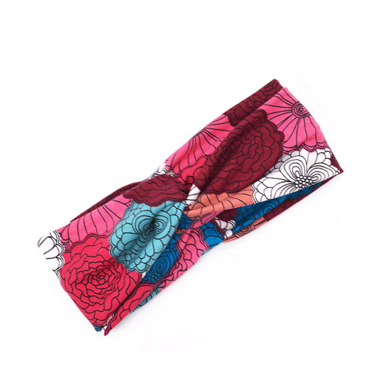 Haarband mit Blumenmuster