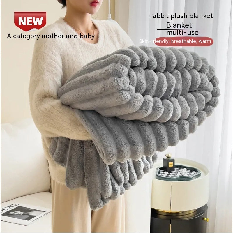 Weiche Windblasen-Samtdecke