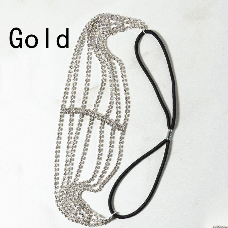 Diamond Strass elastisches Stirnband