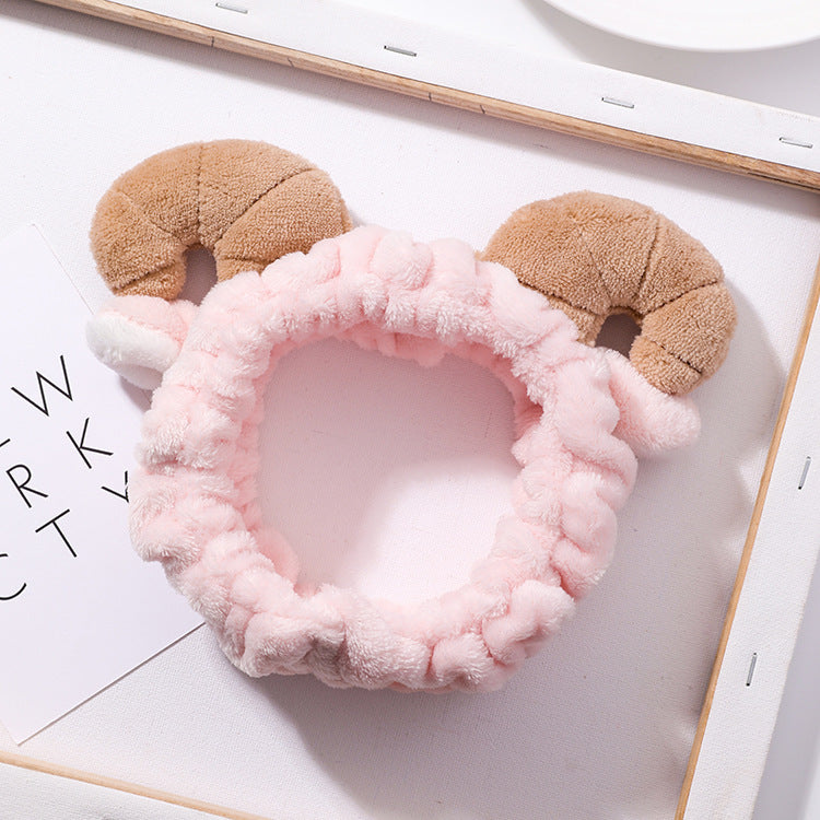 Weiche Hörner Haarband - Gesicht Make-up Reinigung