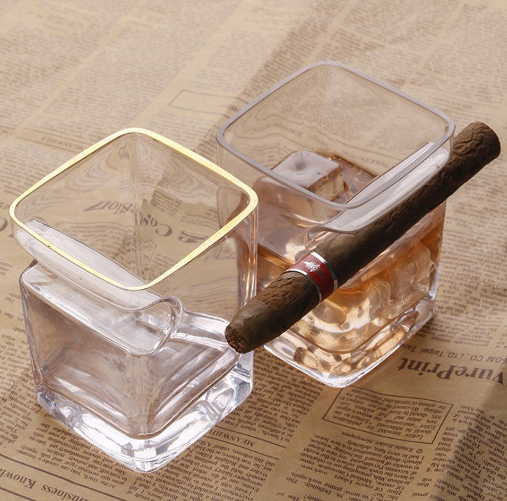 Whisky-Zigarrenglas