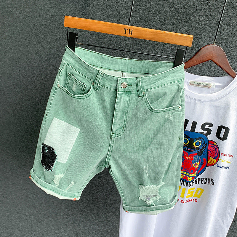 Zerrissene Jeansshorts für Jungen