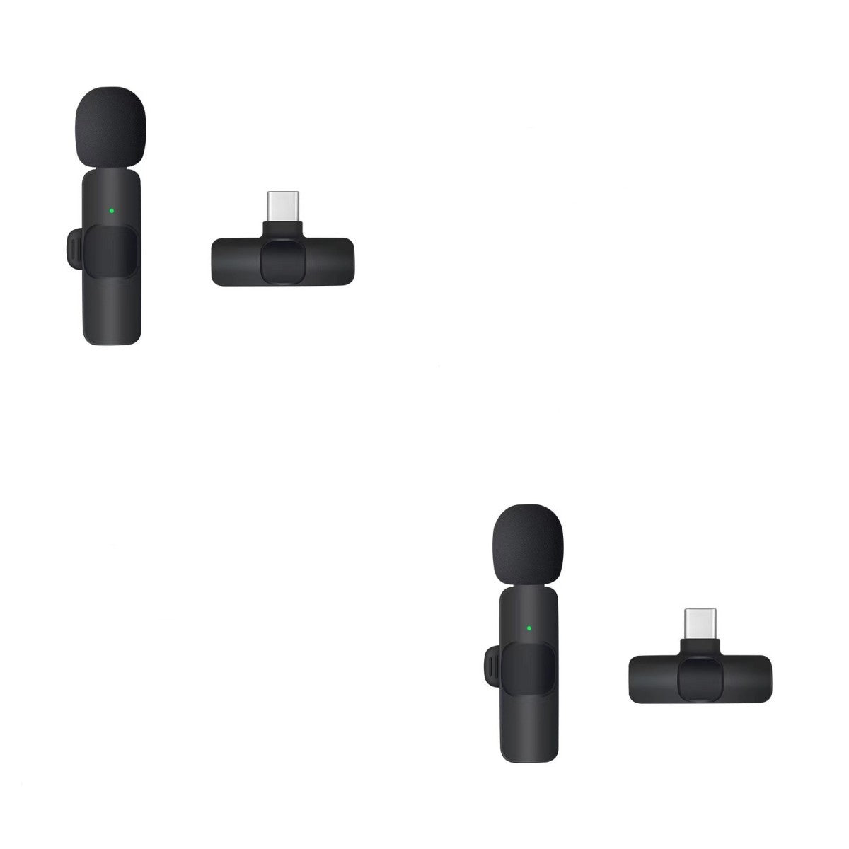 Kabelloses 360° Lavalier Mikrofon für Handy