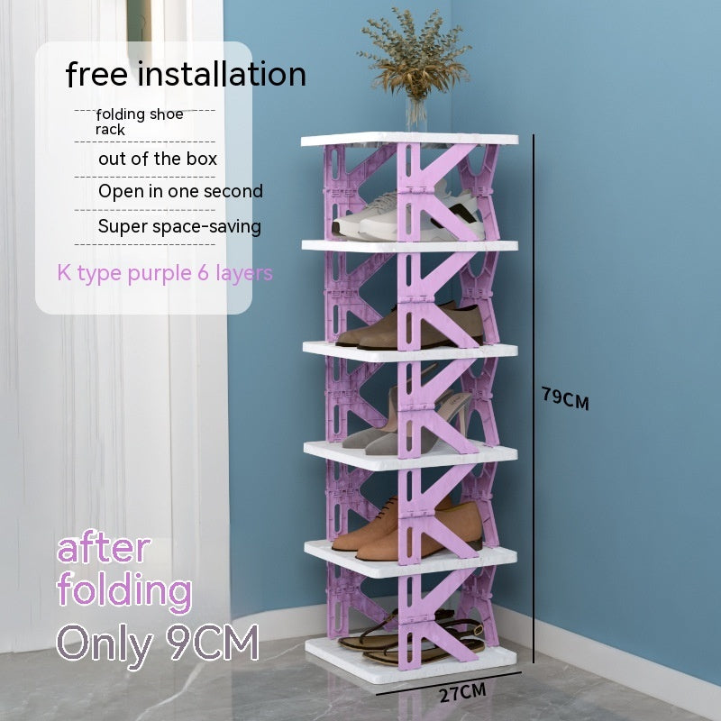 Kunststoff-installationsfreies Schuhregal