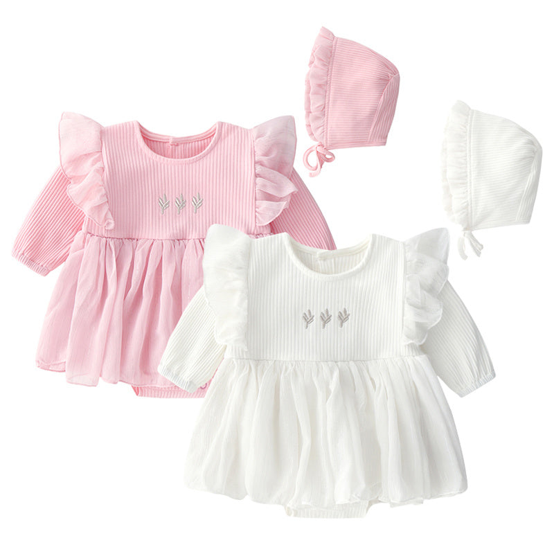 Flauschiges Baby-Prinzessinnenkleid