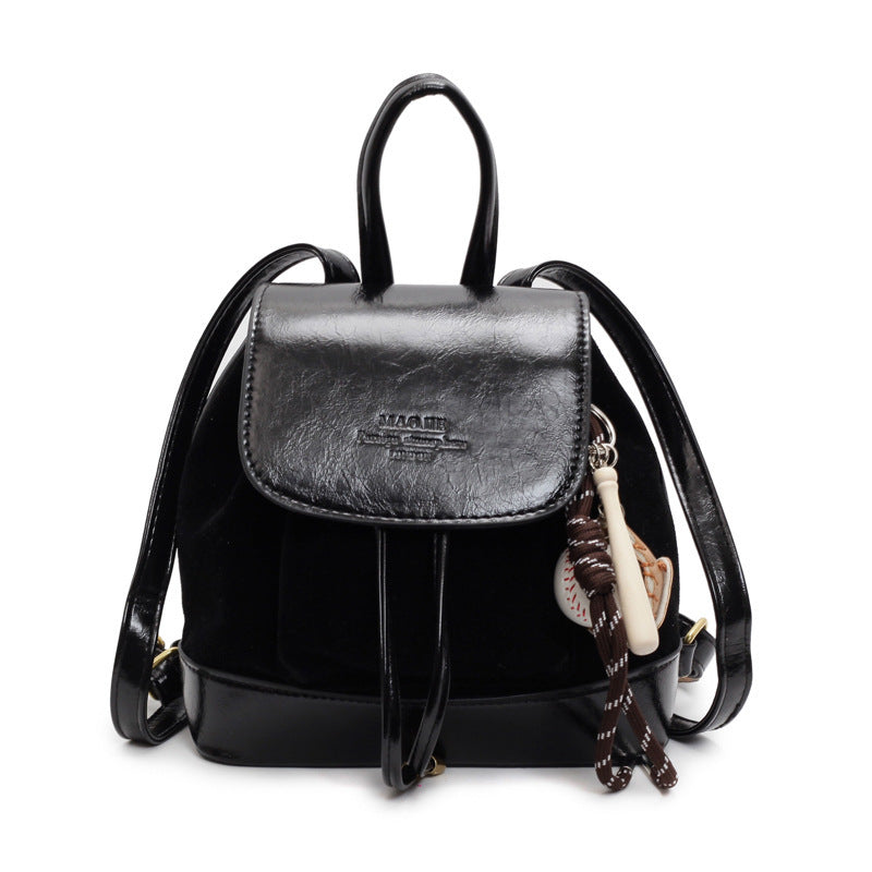 Kleine Wildleder Damen Rucksack