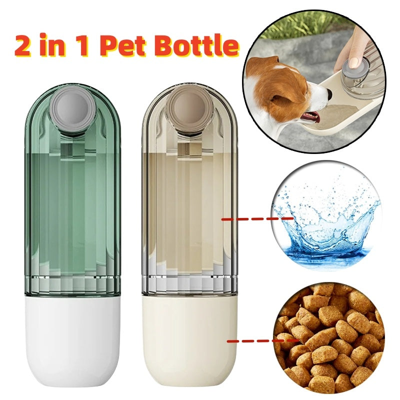 2-in-1-Wasser und Futterbecher für Hunde