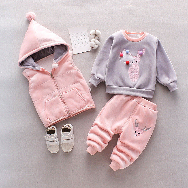 Dreiteilige Baby Bekleidung