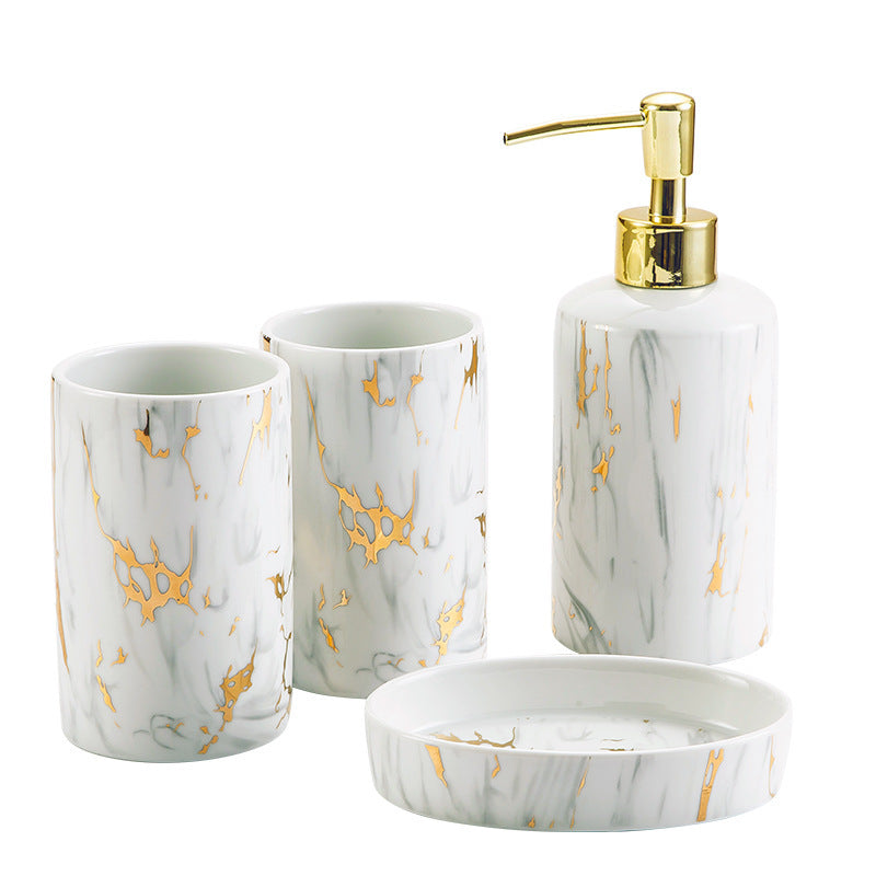 Badezimmer Marmor Set