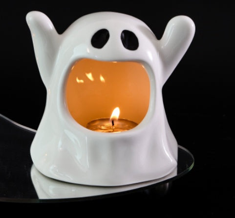 Halloween Keramik Kerzenhalterung