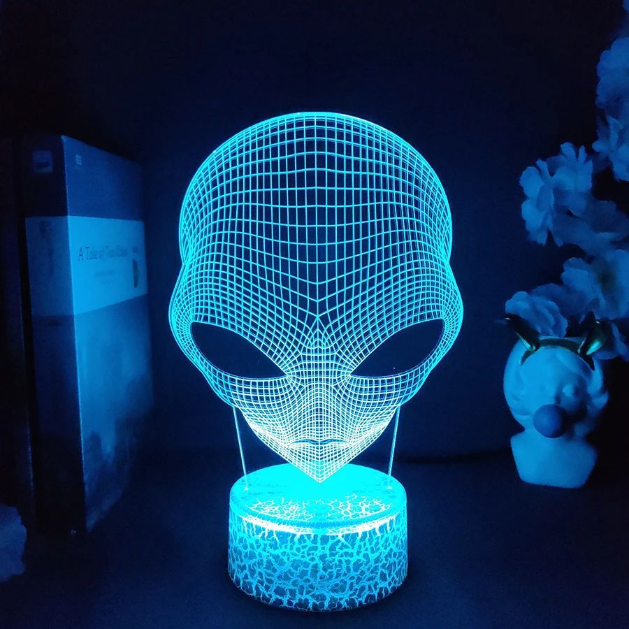 Alien Form 3D Nachtlicht