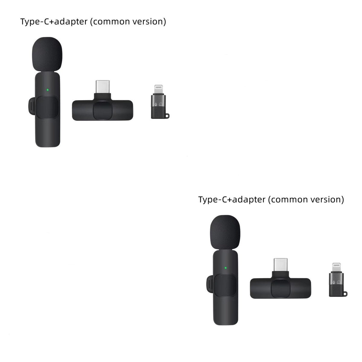 Kabelloses 360° Lavalier Mikrofon für Handy