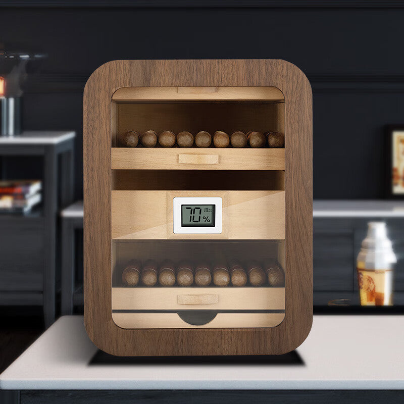 Designer Zigarrenschrank aus Holz