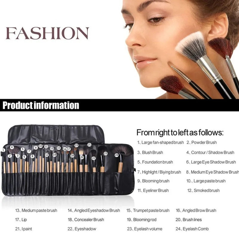 24 Make-up-Pinsel-Sets