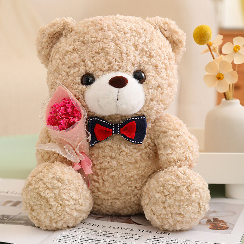 Valentinstag Geschenk - Teddybär mit Rose