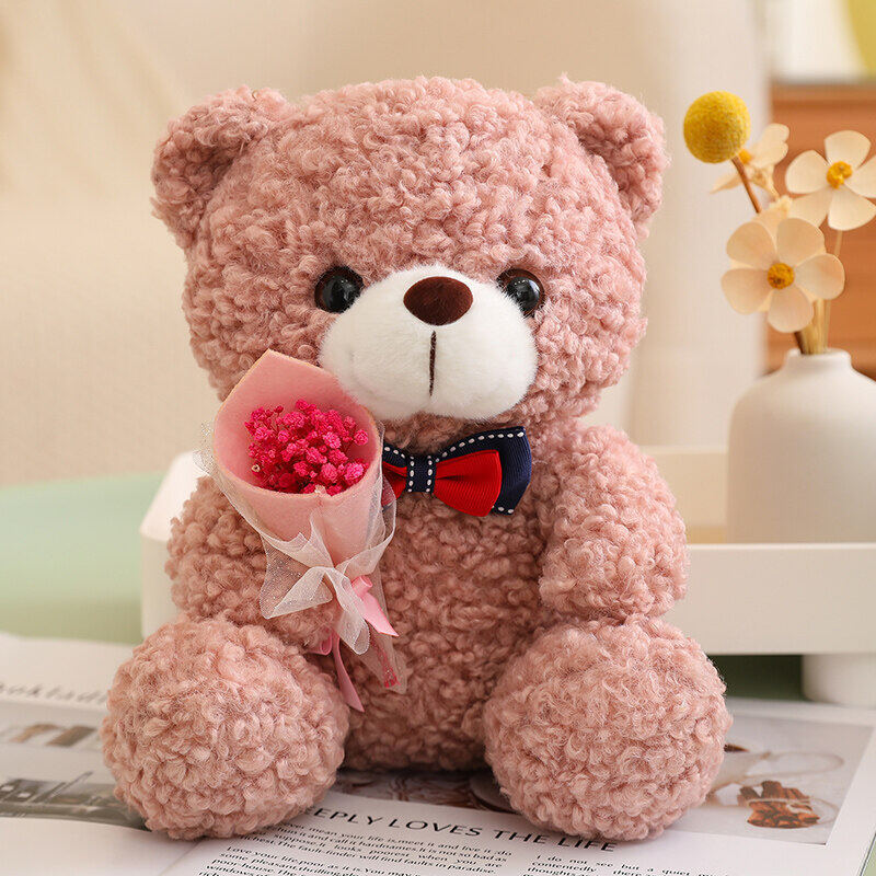 Valentinstag Geschenk - Teddybär mit Rose