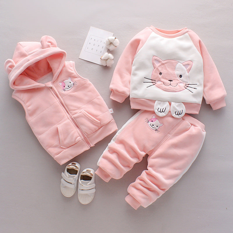 Dreiteilige Baby Bekleidung