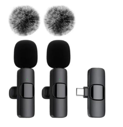 Kabelloses 360° Lavalier Mikrofon für Handy