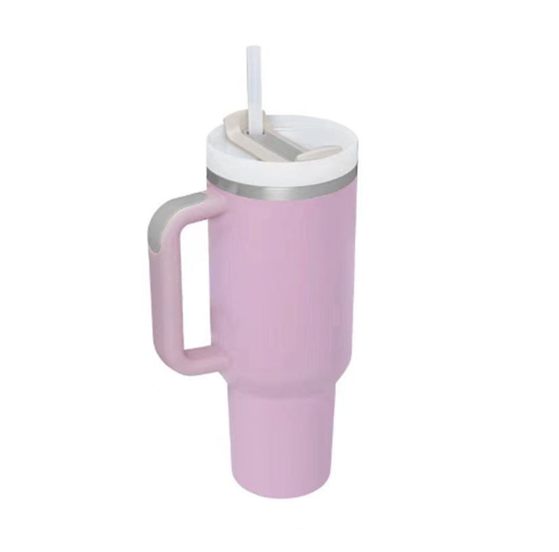 Thermobecher mit Strohhalm