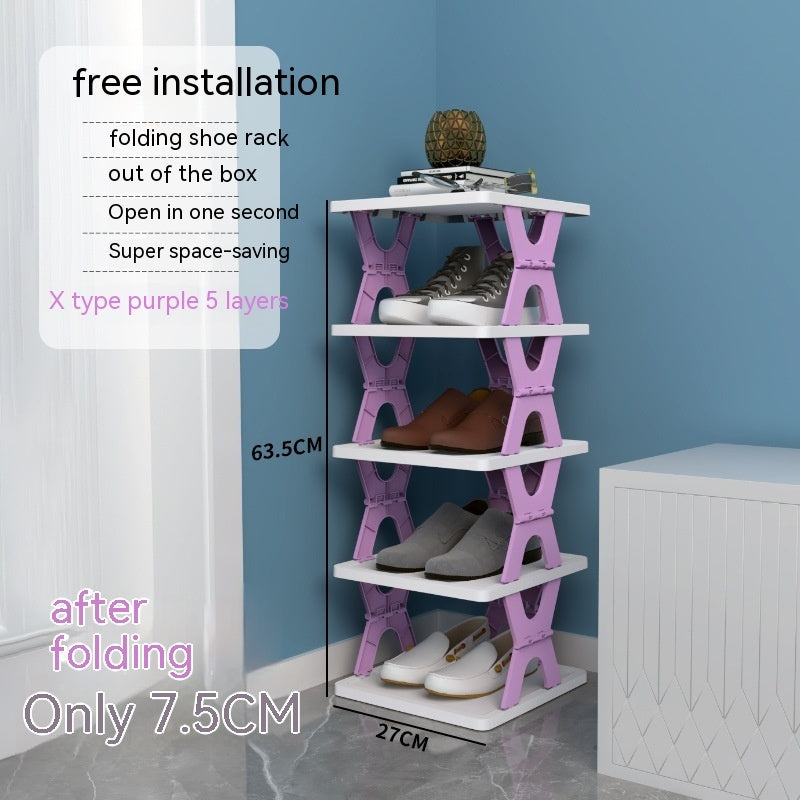 Kunststoff-installationsfreies Schuhregal
