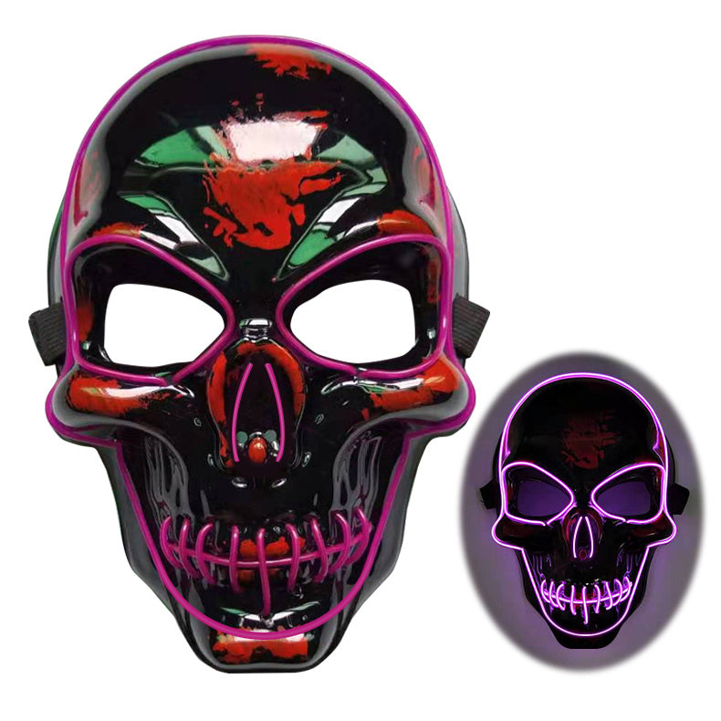Halloween Skelettmaske LED