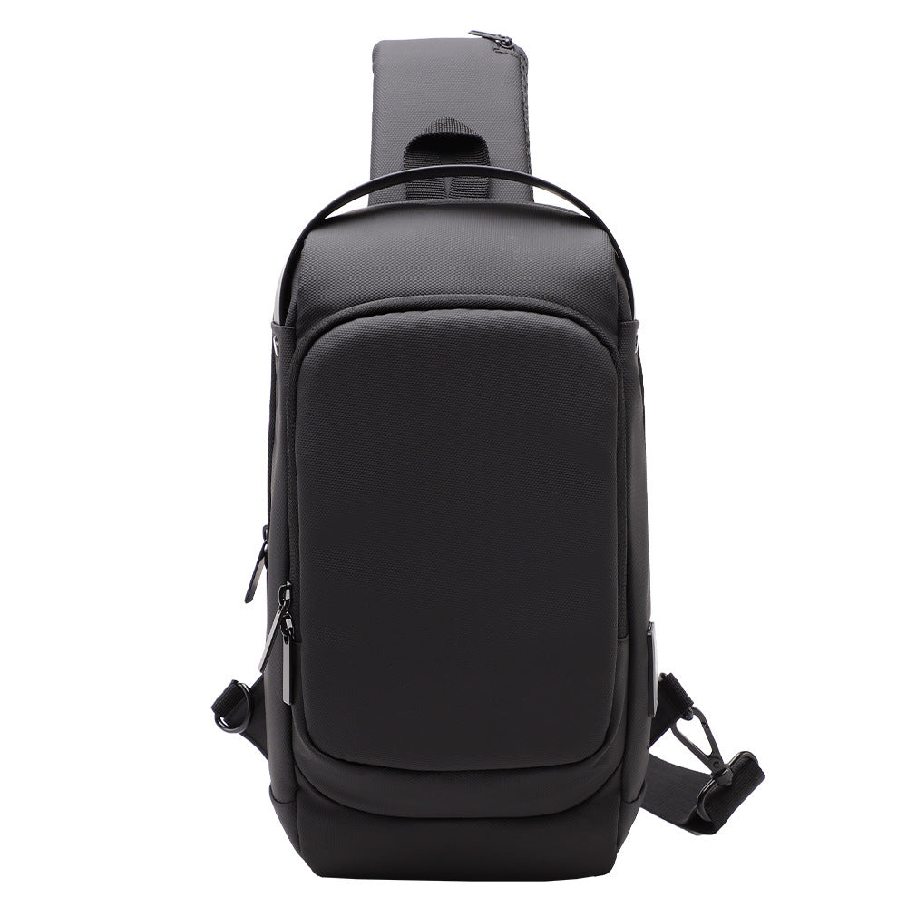 Herren Crossbody Umhängetasche mit USB-Ladefunktion