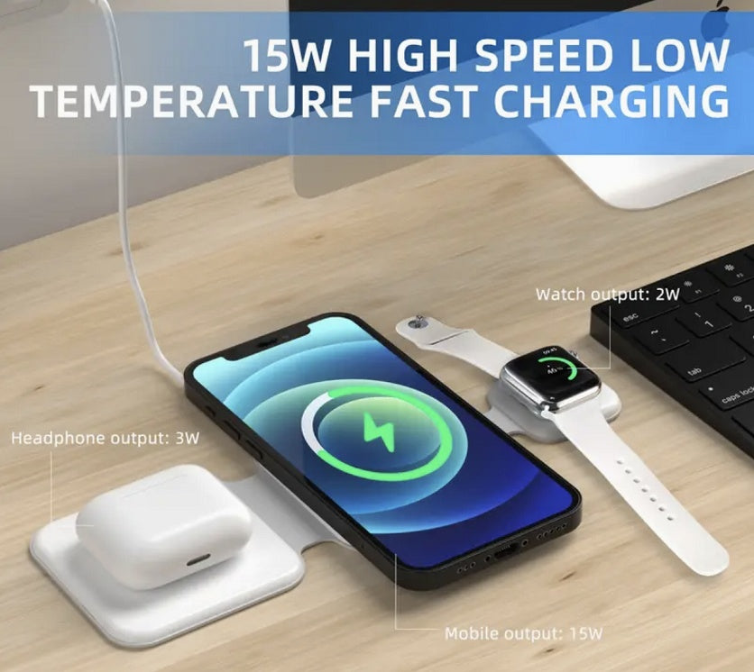 3 In 1 Magnetische Drahtlose Ladestation