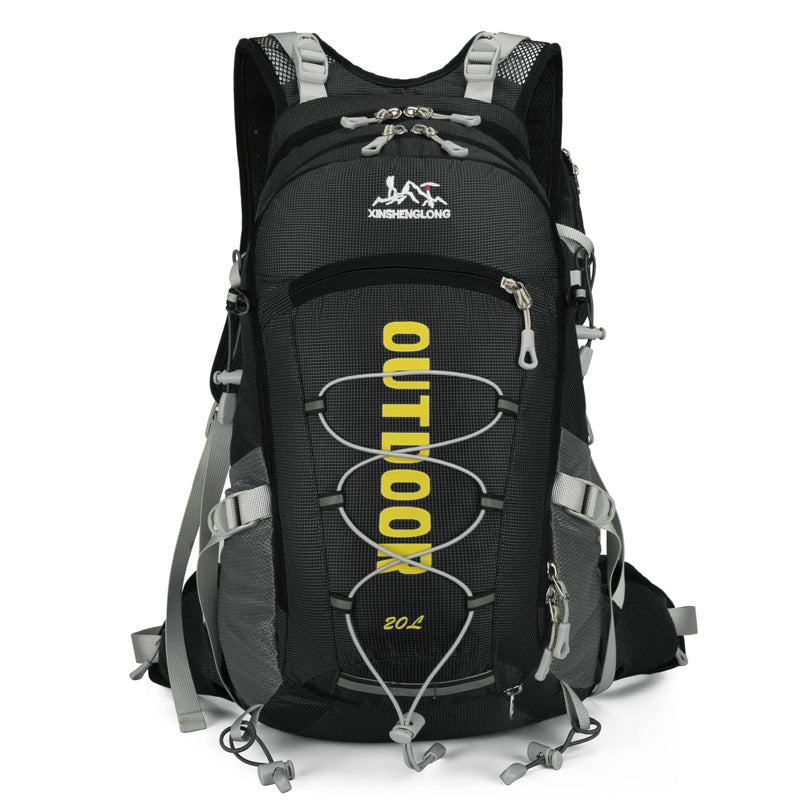Rucksack zum Radfahren, Wandern, Bergsteigen und Langlaufen, Sport-Laufrucksack, leicht und atmungsaktiv