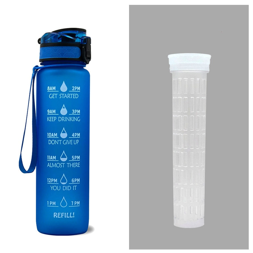 1L Tritan-Wasserflasche mit Zeitmarkierung